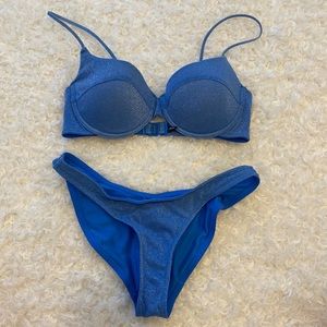Triangl Blue Sparkle Bikini